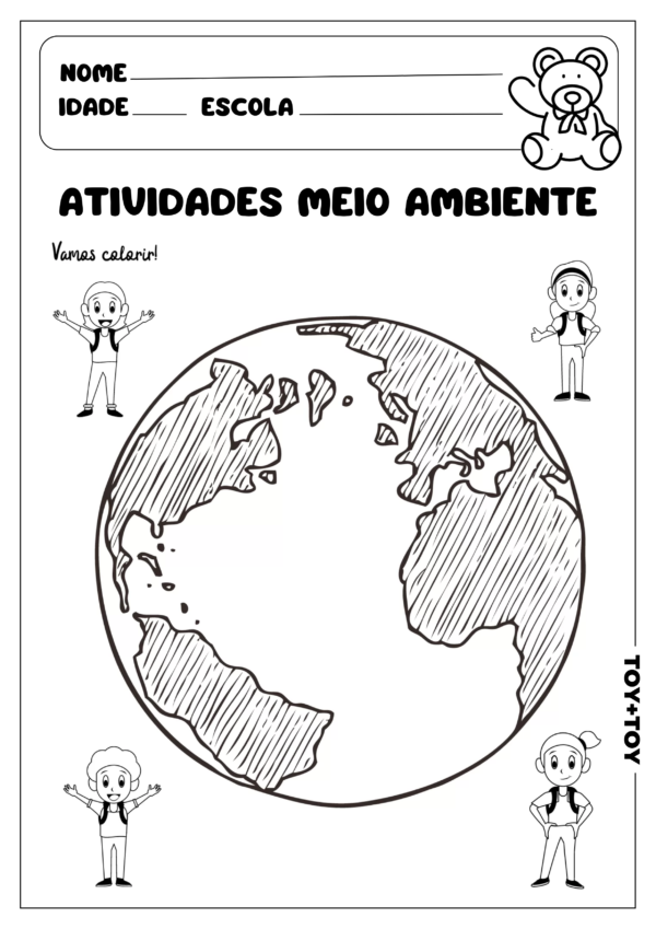 Atividades infantil Meio Ambiente - TOY + TOY