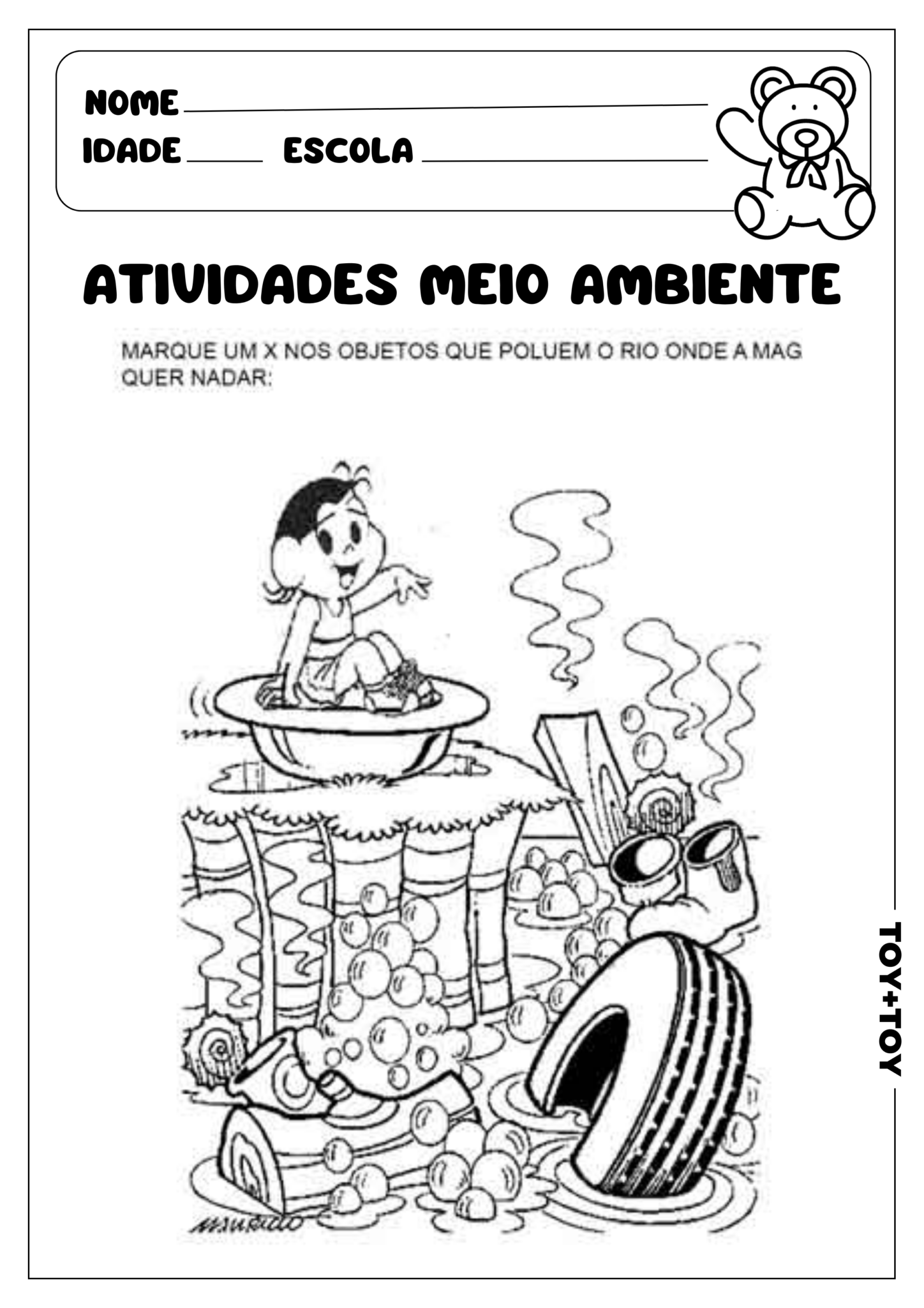 Atividades Infantil Meio Ambiente - TOY + TOY