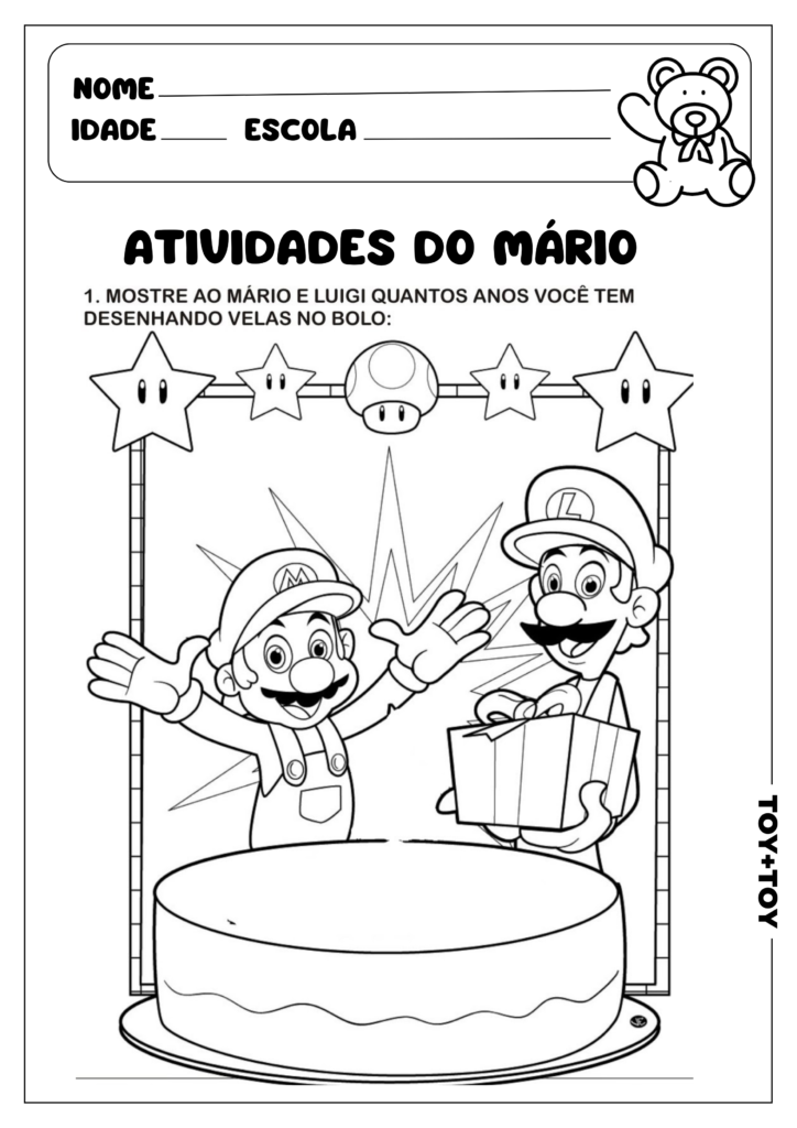 atividades do mario 1