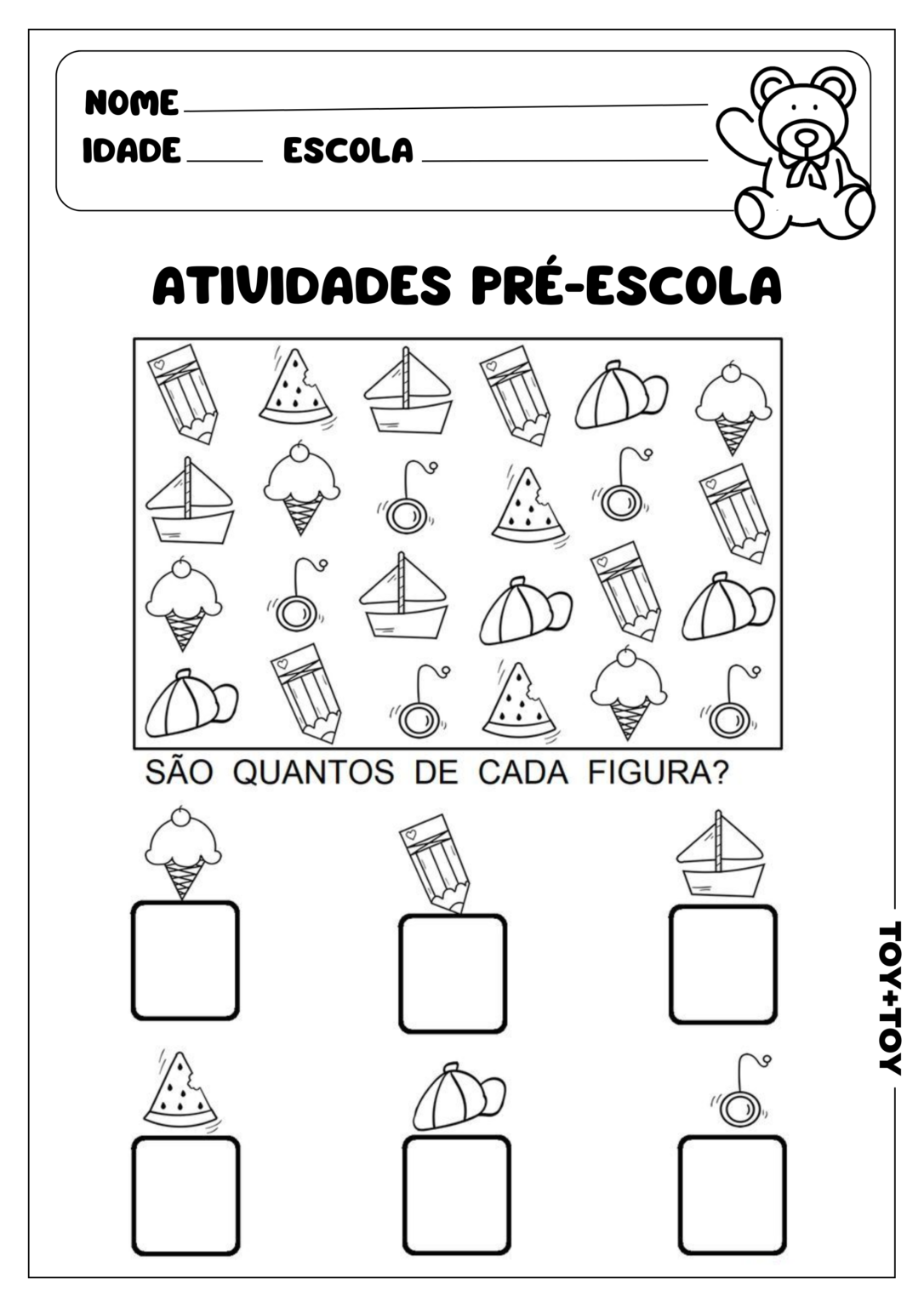 Atividades Pré Escola Toy Toy