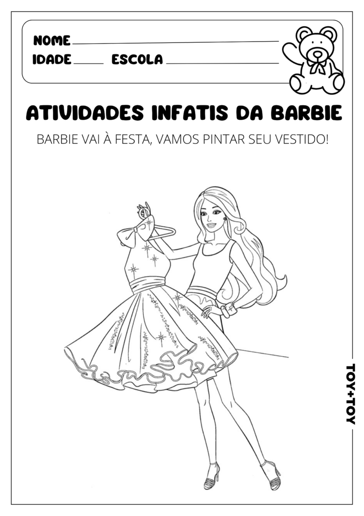 atividade barbie