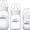 Kit 3 Mamadeiras Clássica 125/260/330ml Transparente AVENT - Amazon