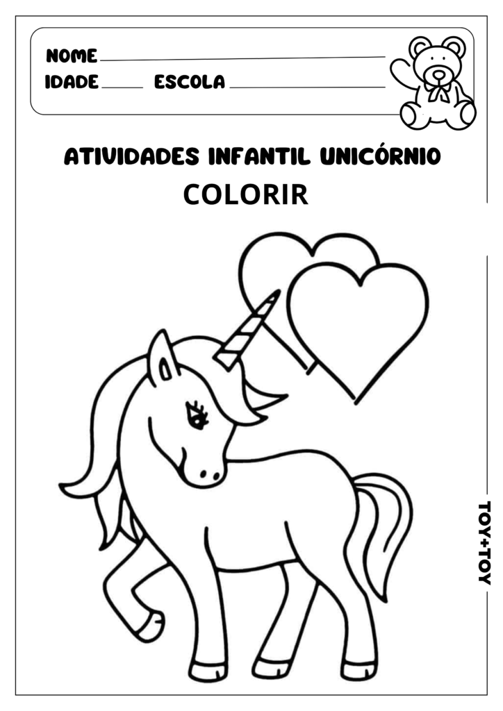 Vamos Colorir: Unicornio