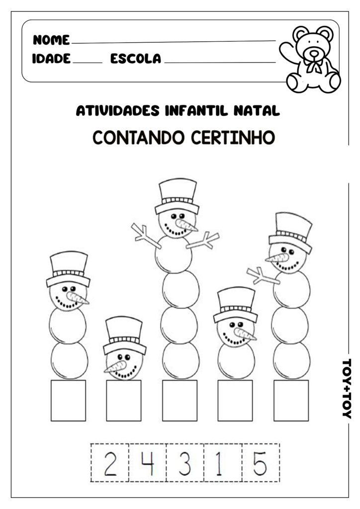 atividade natal